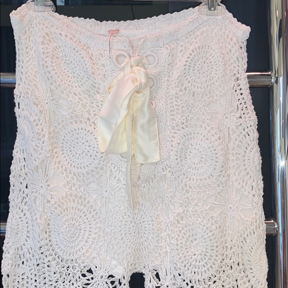 Free People Dragonfly Crochet Flare Pants - Picture 5 of 8